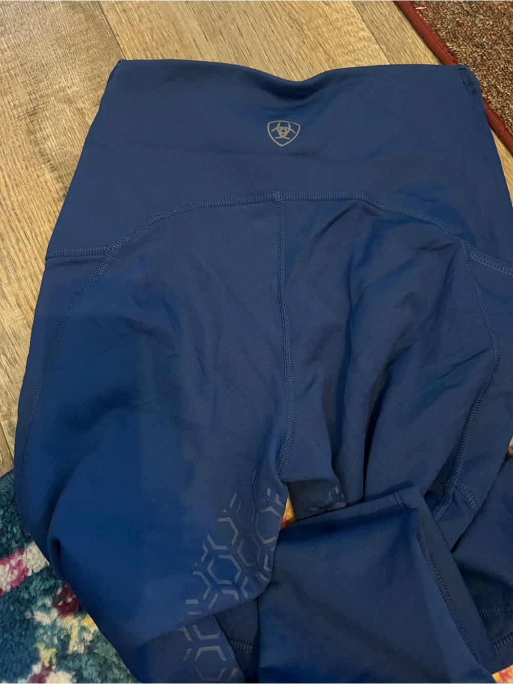 Ariat Performance Riding Tights - Deep Blue - Picture 8 of 8